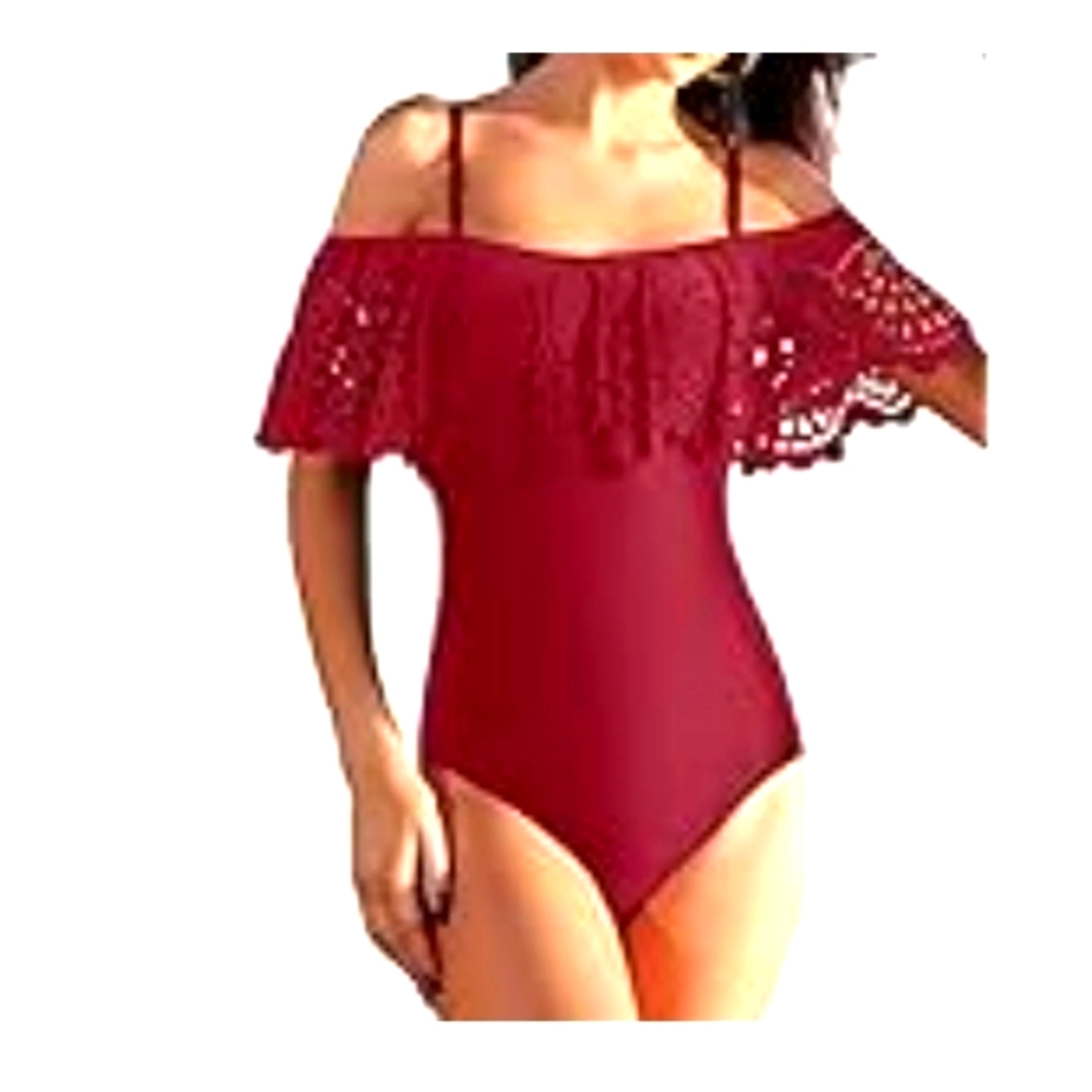 Off shoulder XL one piece